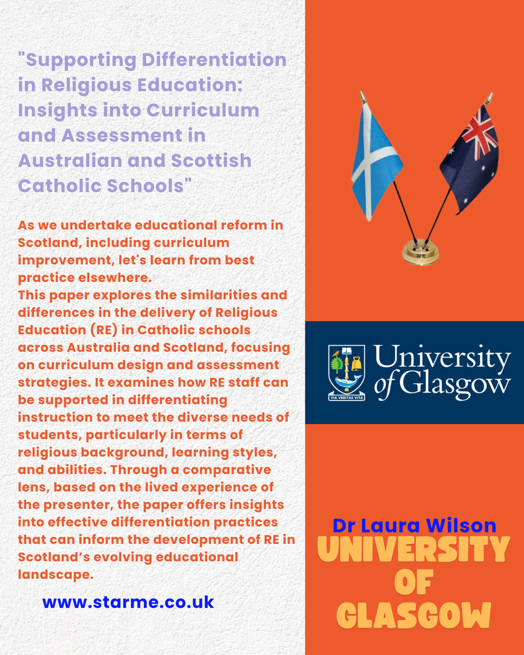 “Supporting Differentiation in Religious Education: Insights into Curriculum and Assessment in Australian and Scottish Catholic Schools” by Laura Wilson